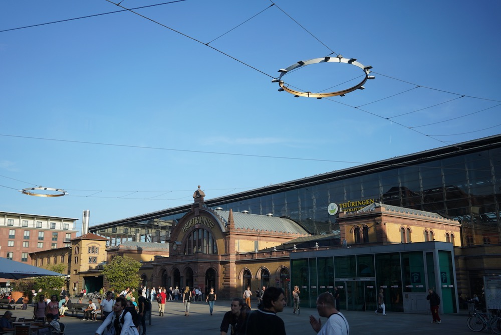 ERFURT : la gare de la DB