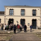 Le groupe en gare de Pacy-sur-Eure