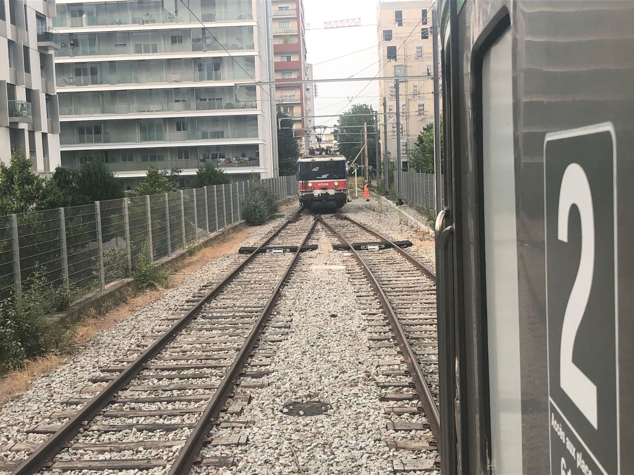 Manoeuvres sur le tiroir du Parc Martin-Luther King