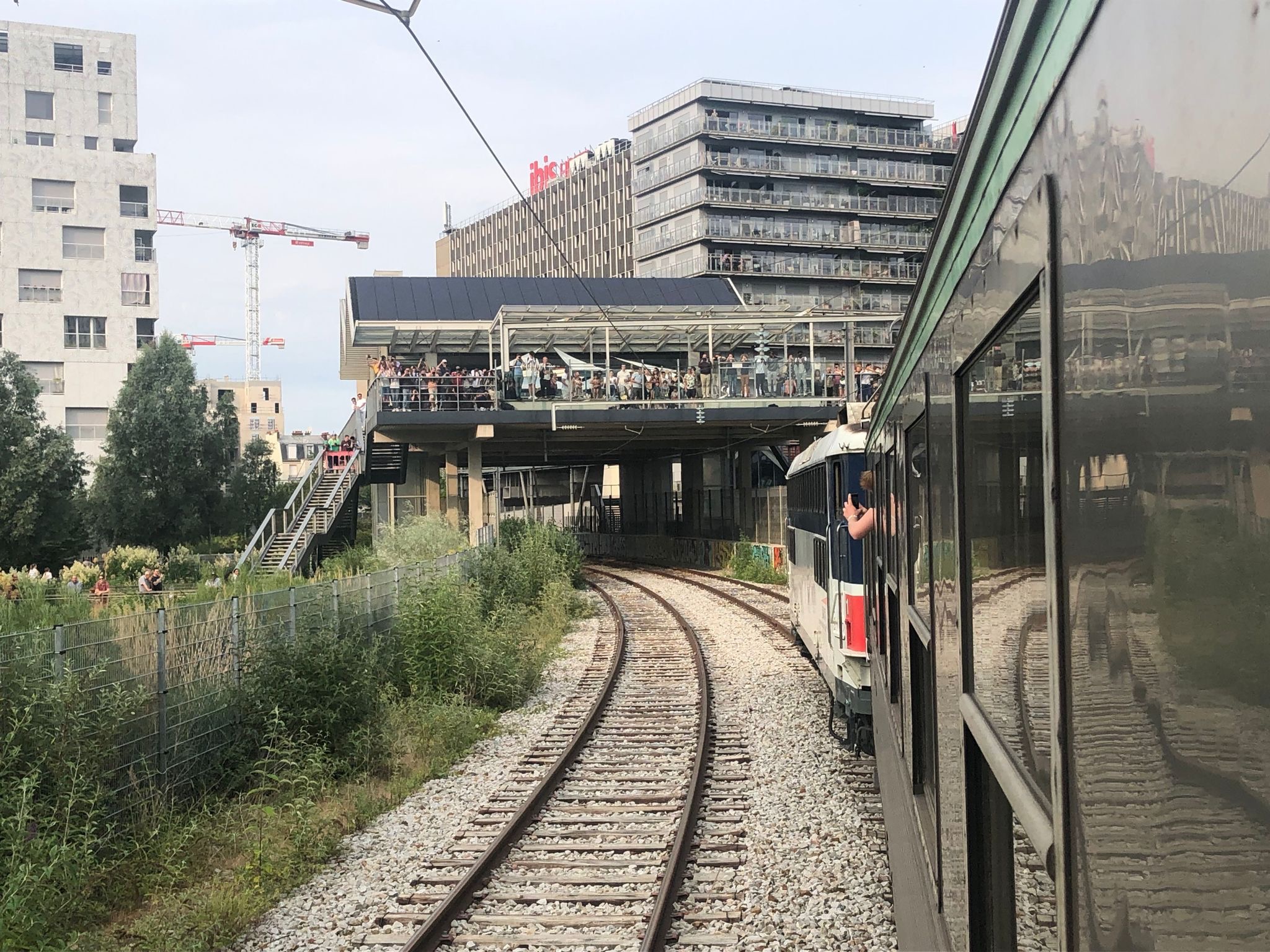 Manoeuvres sur le tiroir du Parc Martin-Luther King